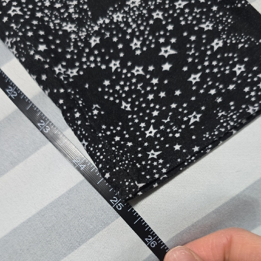 SweetLegs Starry Black and White Leggings - Picture 6 of 6